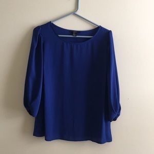 FOREVER 21 - ROYAL BLUE BLOUSE